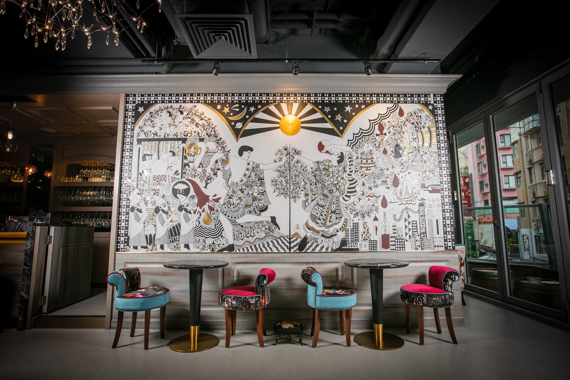 Commissioned mural