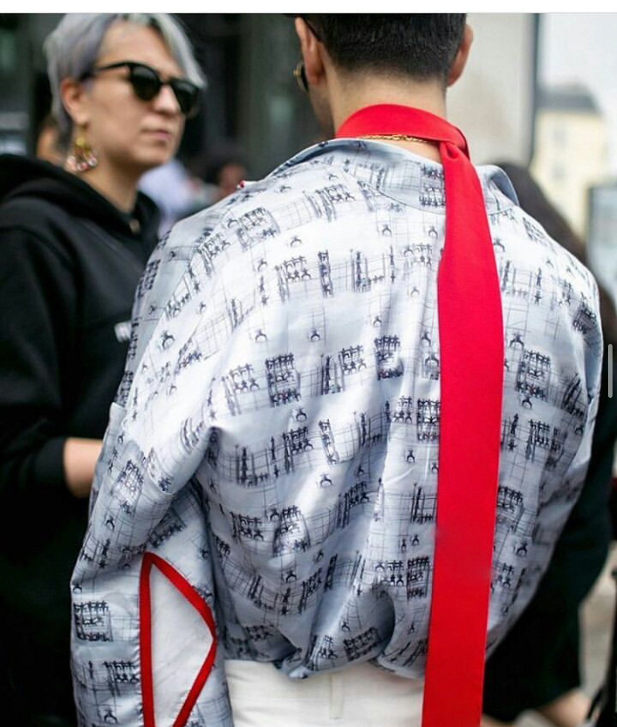 Stylist Editor Kaner Kivanc , wearing Naz Karahan Borders Collection T-Shirt