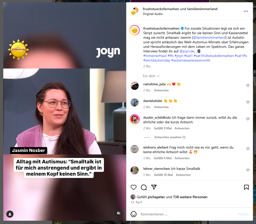 Influencer-Akquisition für "SAT.1 Frühstücksfernsehen"-Format "In meiner Haut"
