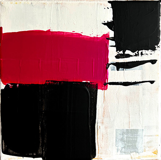 Abstract No. 07/24 / Acryl auf Leinwand 15 x 15 cm - Acrylic on canvas 5,9 x 5,9 Inch
