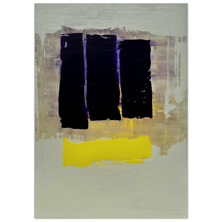 Abstract No. 42/24 / Acryl auf Leinwand 50 x 70 cm - Acrylic on canvas 19,6 x 27,6 Inch