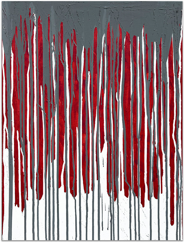Abstract No. 70/24 / Acryl auf Leinwand 60 x 80 cm - Acrylic on canvas 23,6 x 31,4 Inch