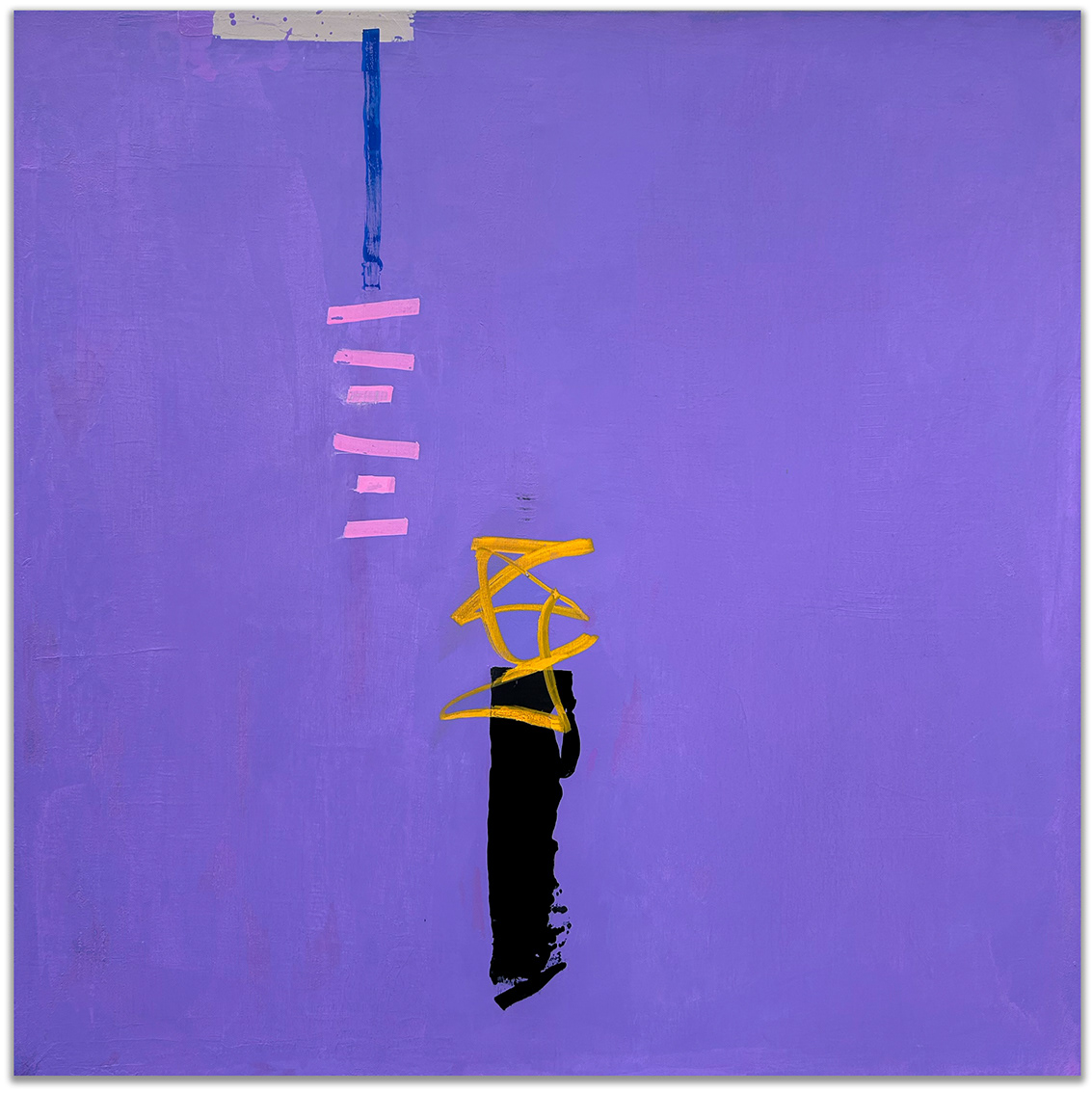 Abstract No. 65/24 / Acryl auf Leinwand 100 x 100 cm - Acrylic on canvas 39,3 x 39,3 Inch