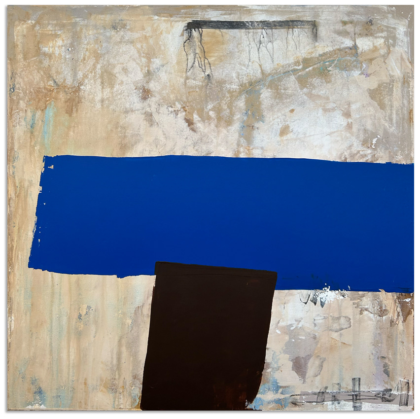 Abstract No. 58/24 / Acryl auf Leinwand 80 x 80 cm - Acrylic on canvas 31,4 x 31,4 Inch