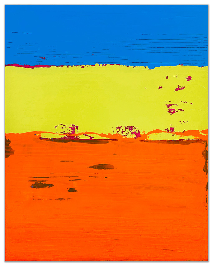 Abstract No. 50/24 / Acryl auf Leinwand 80 x 100 cm - Acrylic on canvas 31,4 x 39,3 Inch