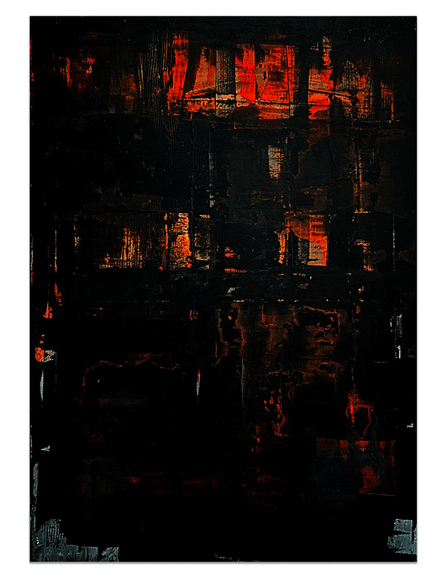 Abstract No. 46/24 / Acryl auf Leinwand 50 x 70 cm - Acrylic on canvas 20 x 28 Inch