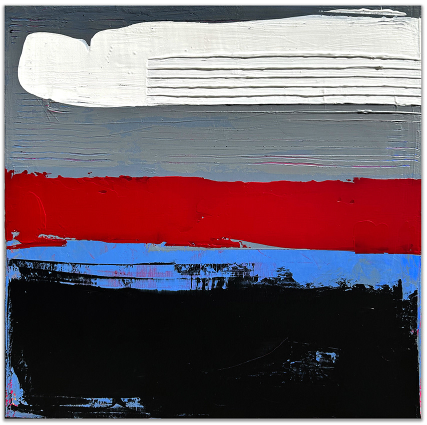 Abstract No. 39/24 / Acryl auf Leinwand 70 x 70 cm - Acrylic on canvas 27 x 27 Inch