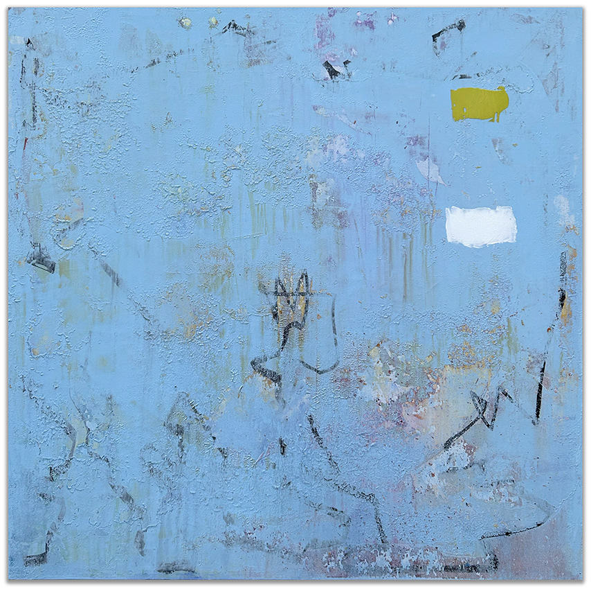 Abstract No. 56/24 / Acryl auf Leinwand 80 x 80 cm - Acrylic on canvas 31,4 x 31,4 Inch