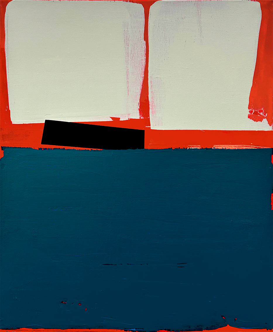 Abstract No. 74/24 / Acryl auf Leinwand 50 x 60 cm - Acrylic on canvas 19,6 x 23,6 Inch