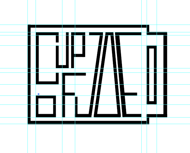 Second design step is to Confirm direction with client and create a vector version in illustrator