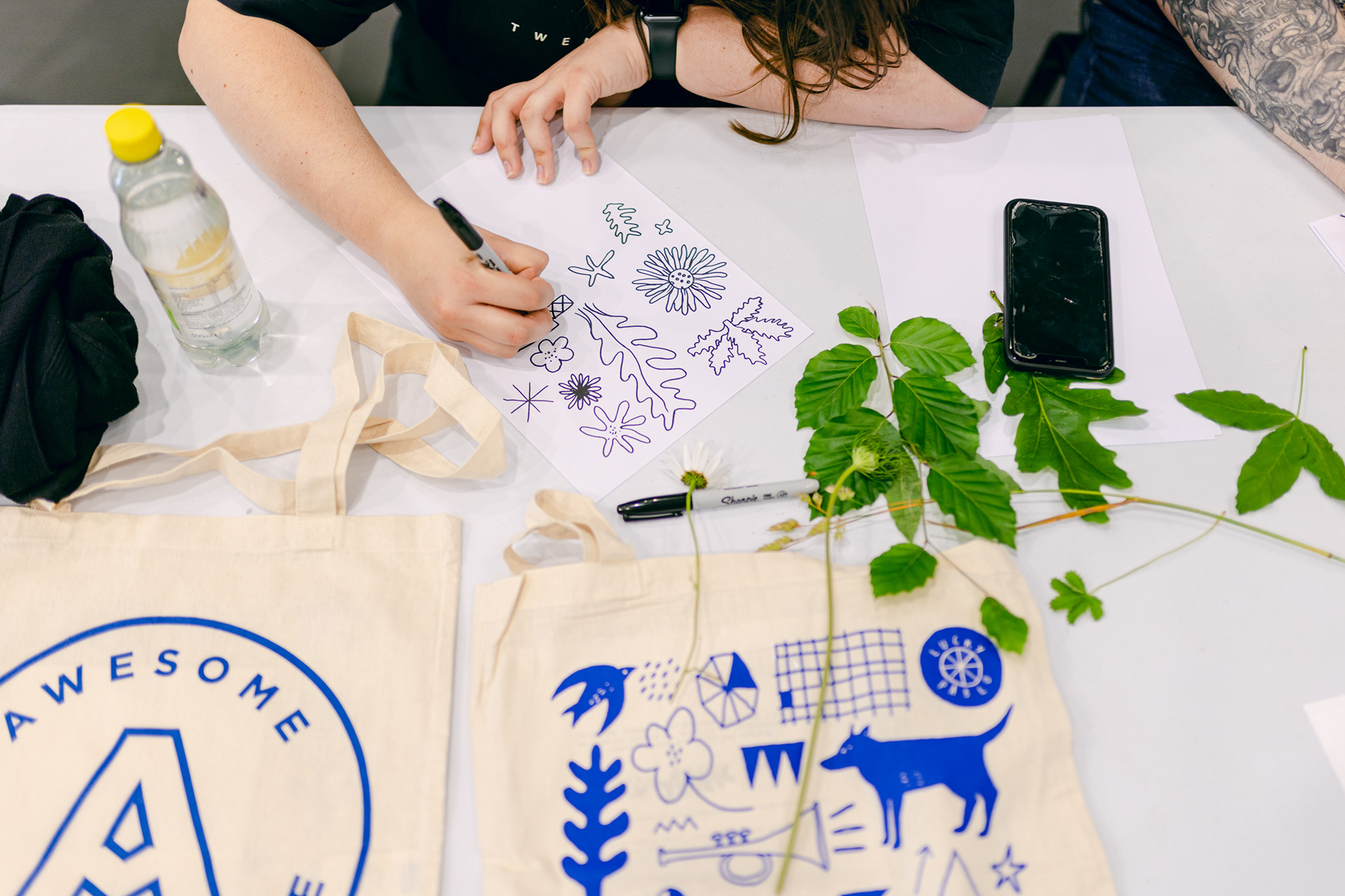 Visual Foraging workshop at Birmingham Design Festival