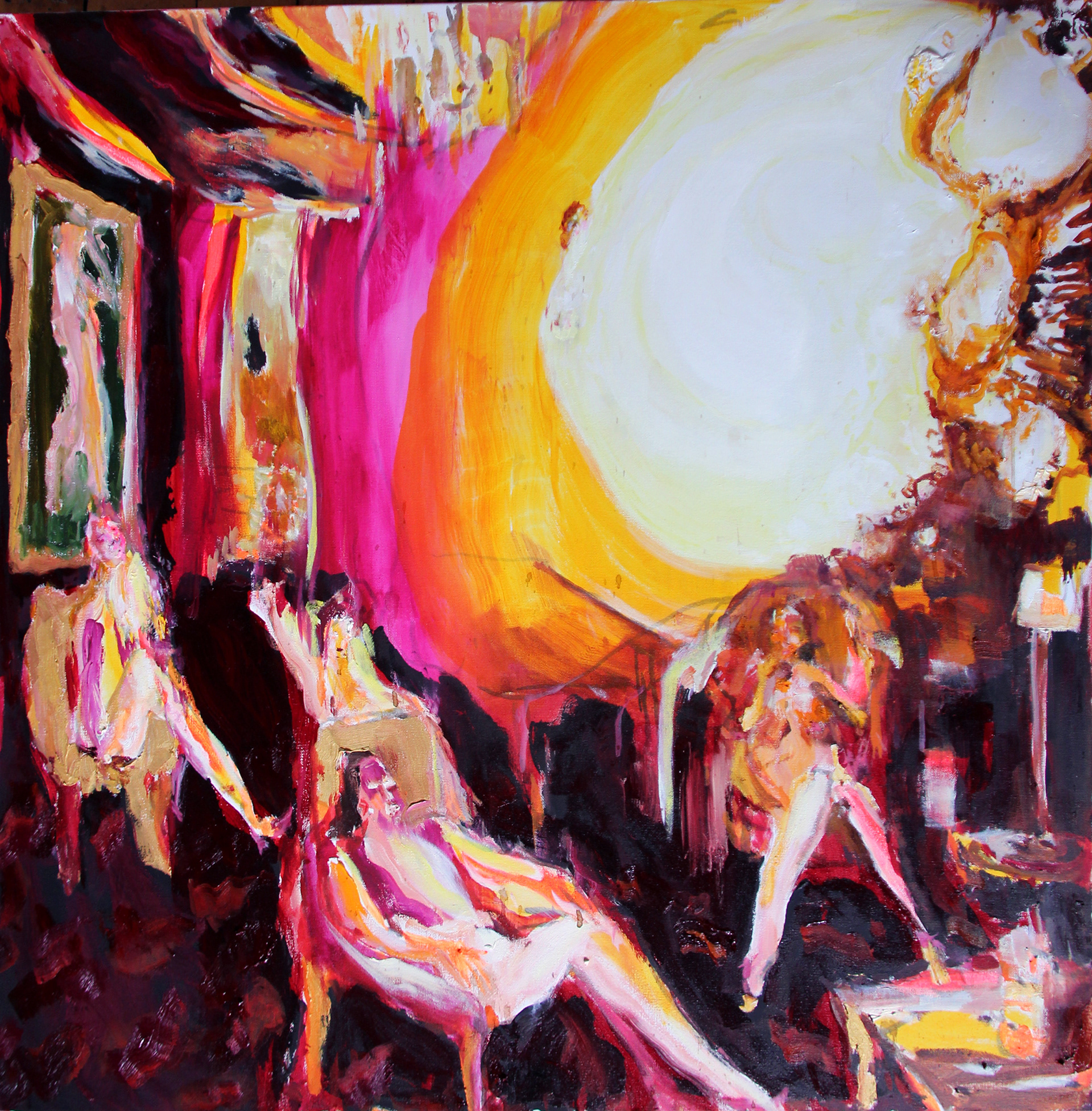 bradley wood people interior design oil painting art collecting art for sale