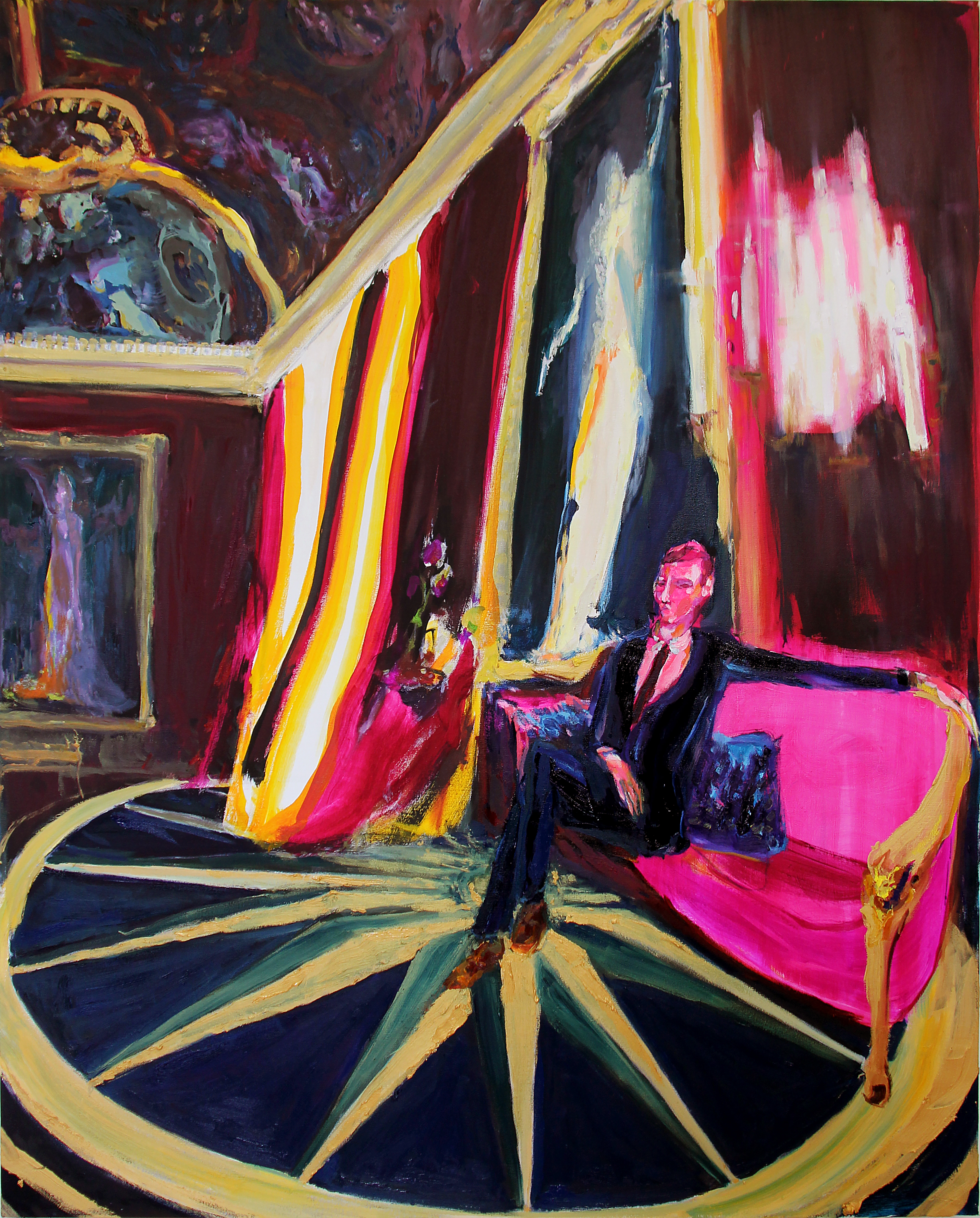 bradley wood people interior design oil painting art collecting art for sale