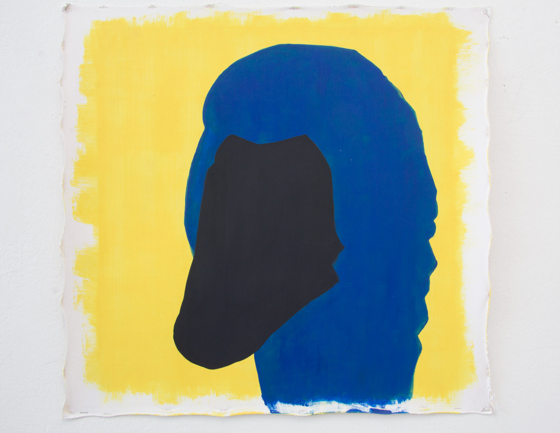 ohne Titel, 2016, Öl auf Leinwand, mehrfach grundiert, 50 × 50 cm