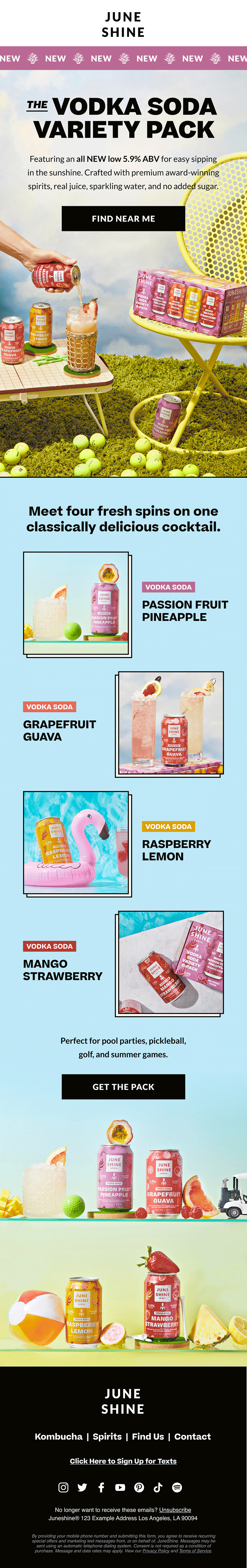 Vodka Soda Variety Pack Launch