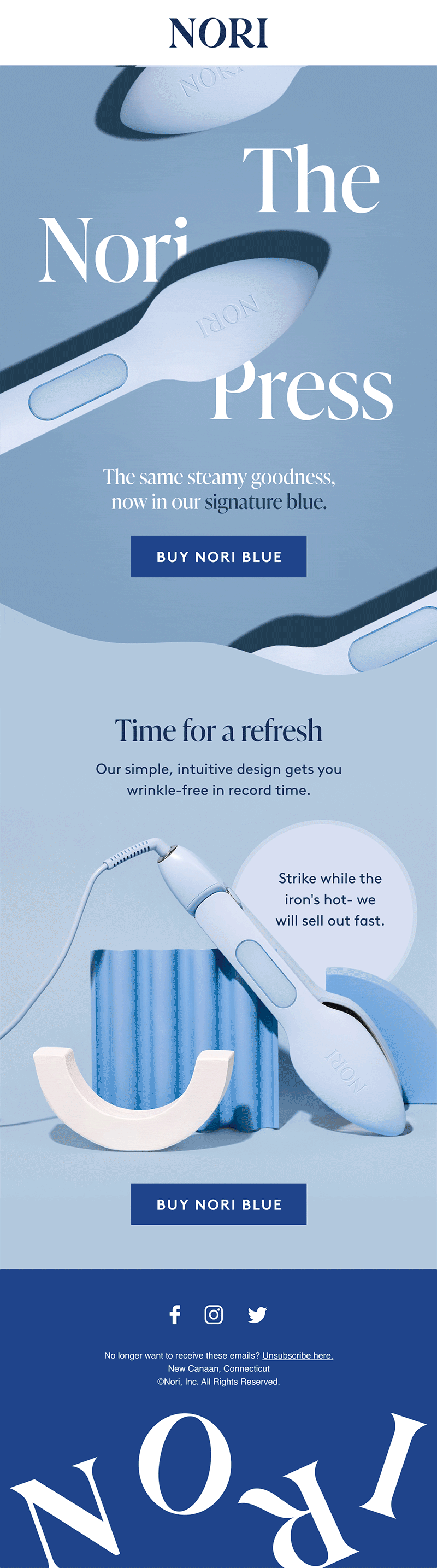 Nori Blue Launch