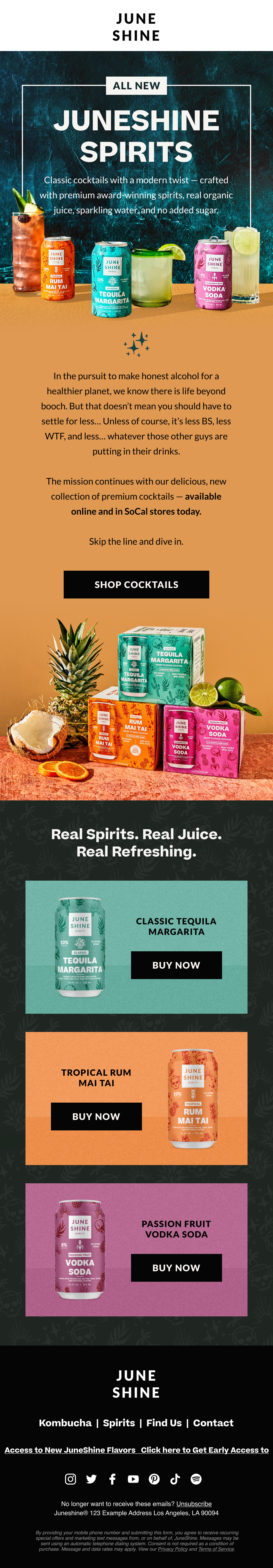 JuneShine Spirits Launch