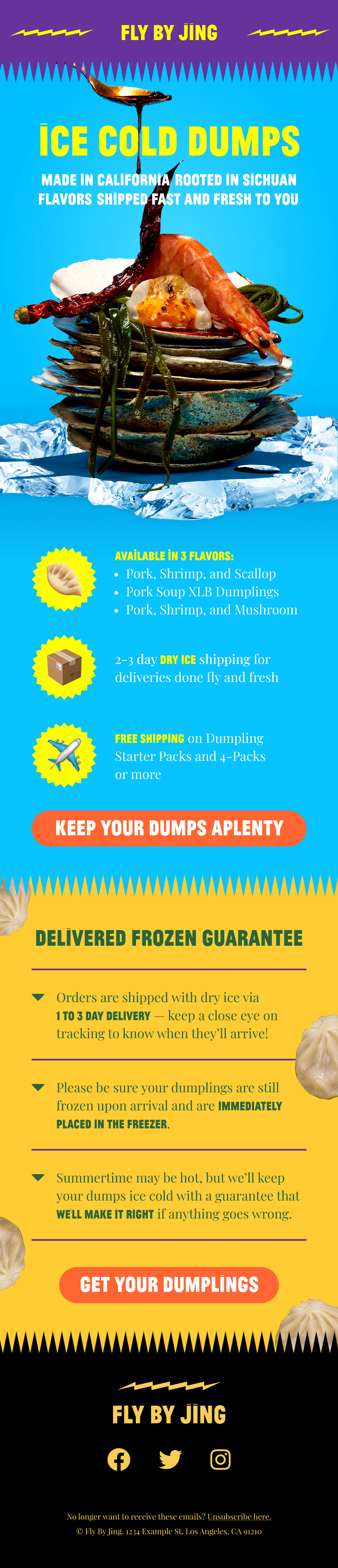 Dumpling Delivery Campaign