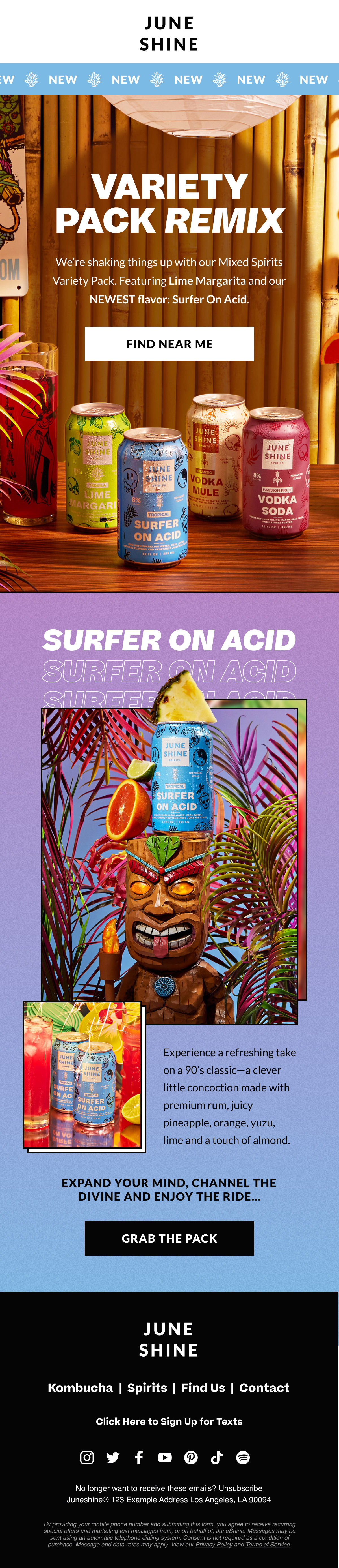 Mixed Spirits Variety Pack Campaign