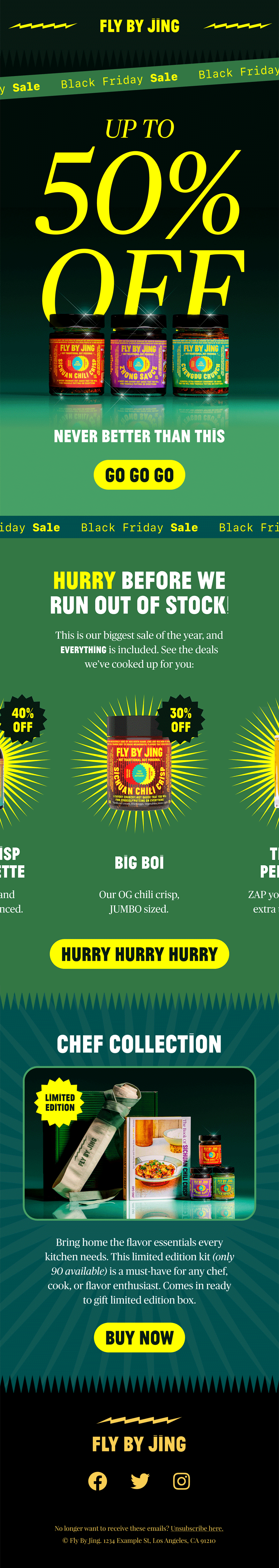 Biggest Sale of the Year Campaign