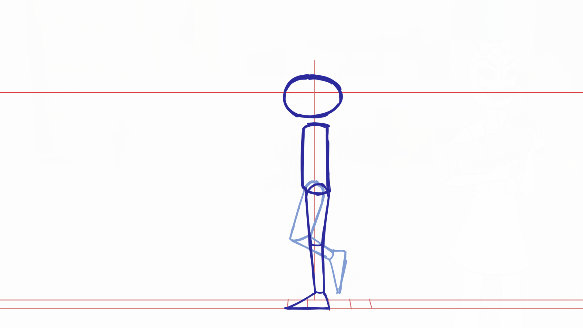 Rough walk cycle created for "Spectacle Stars TSSMC Project"