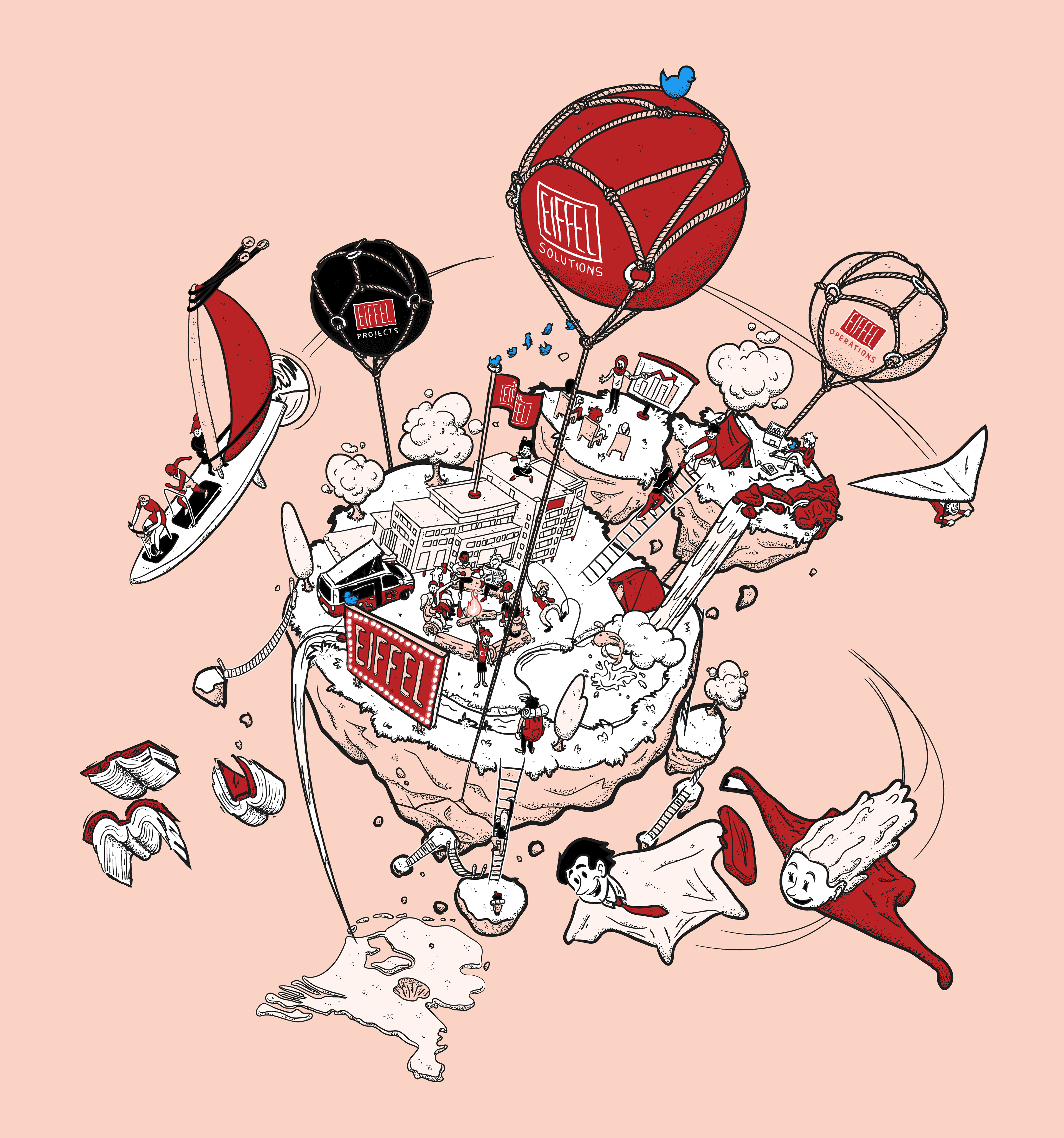 Team Eiffel Brand Identity