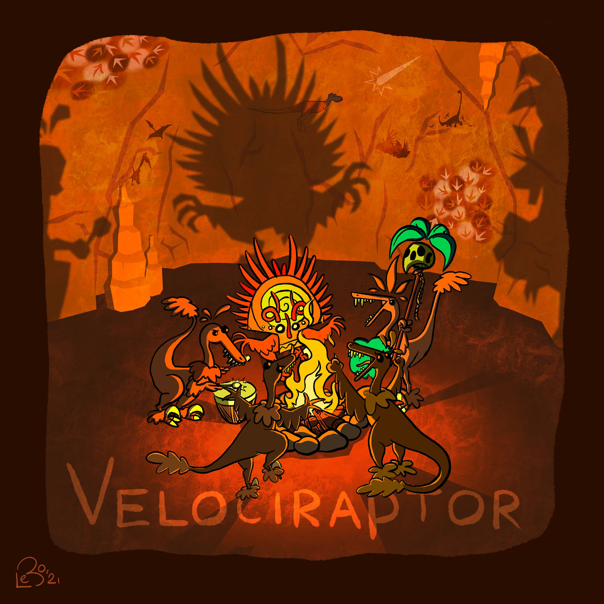 Velociraptor Tribal Ceremony (2021)