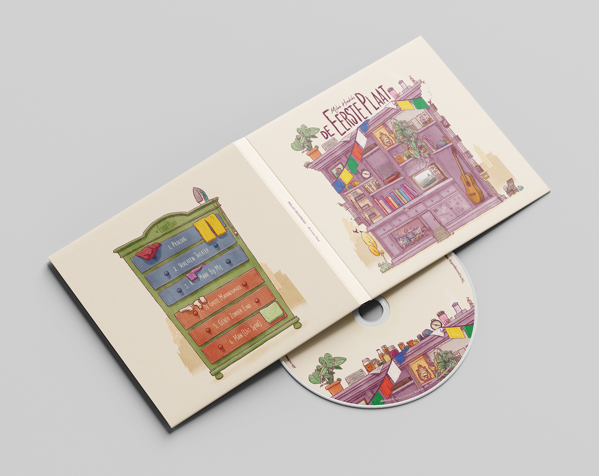 CD Cover + Achterkant