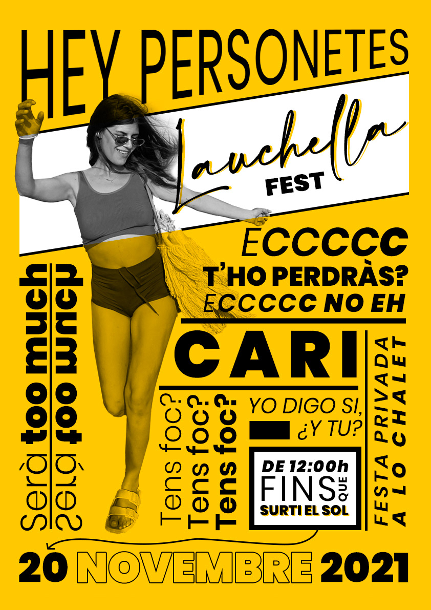 Póster cumple Laura