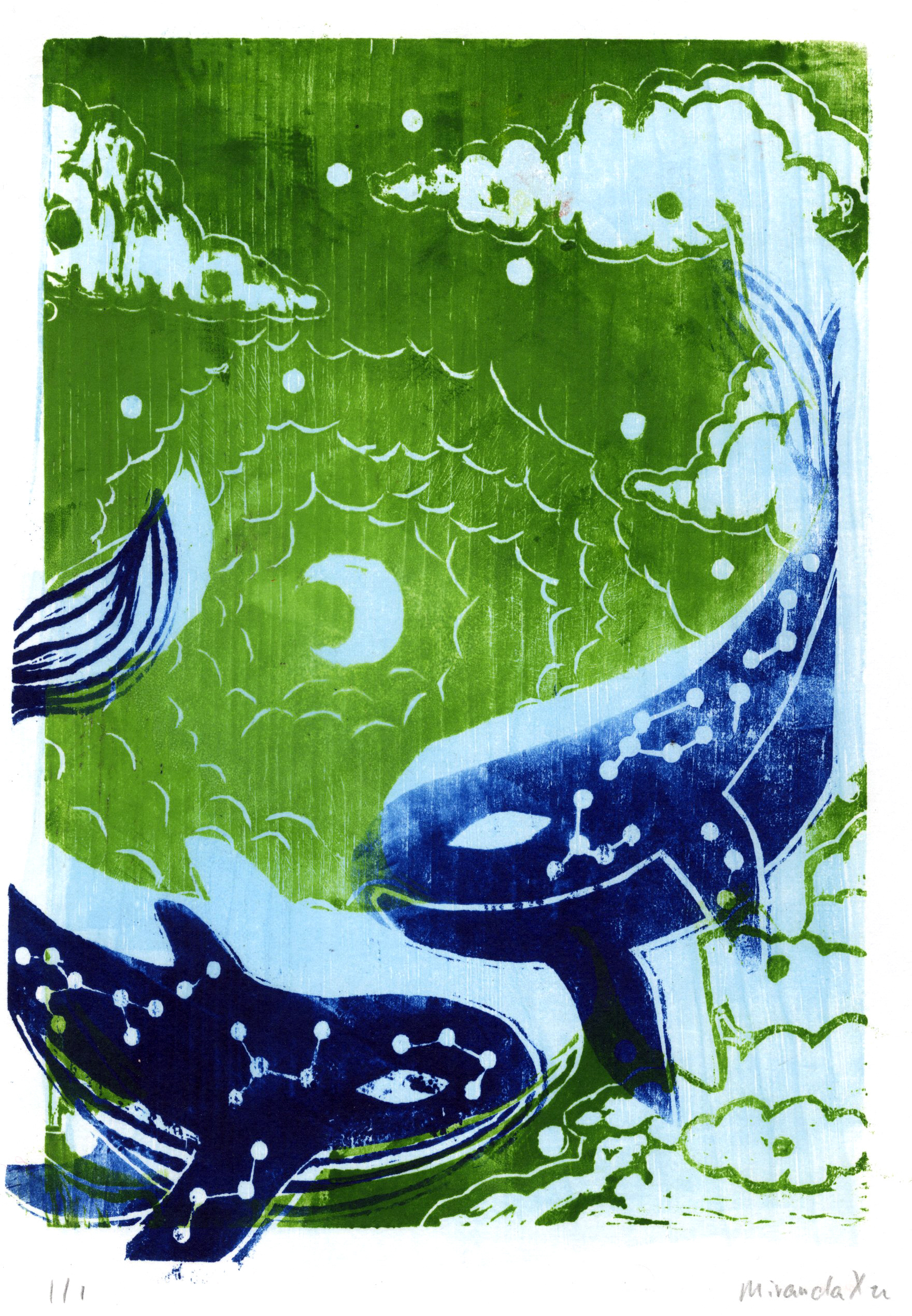 Woodcut Colored