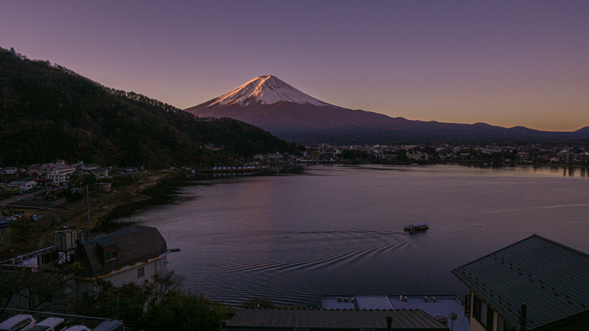 Kawaguchiko from Hotel Mizno