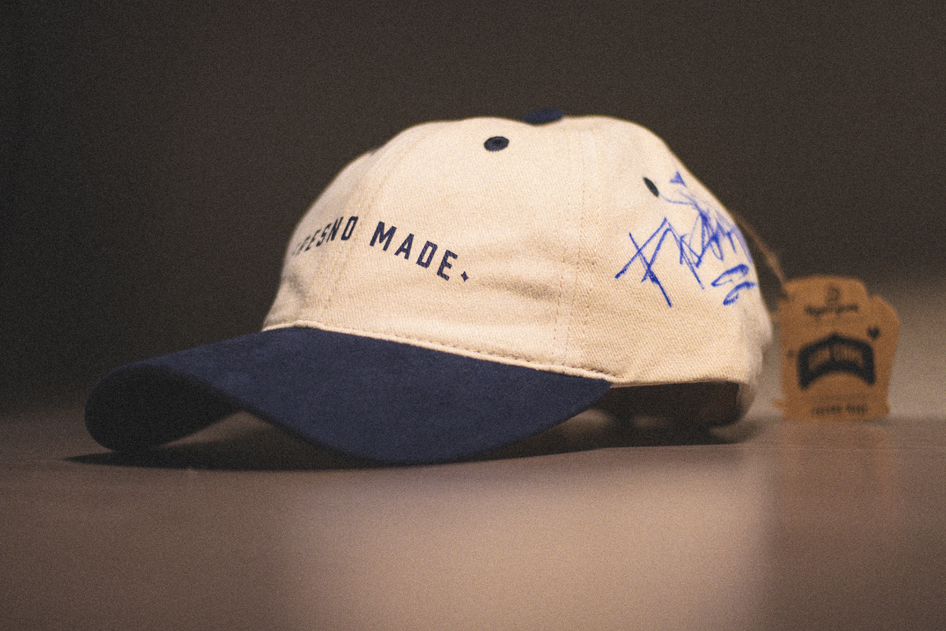 FRESNO MADE hat signed by Fashawn.