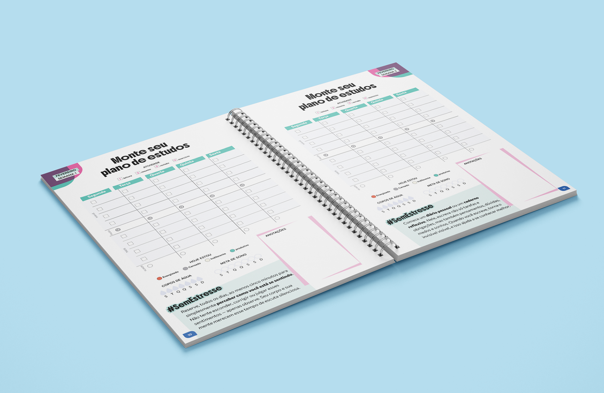 PLANEJAMENTO SEMANAL - Planner 2026 - direitos reservados Escola da Inteligência, ArcoPlus, Arco Educação - Imagens Adobe Stock