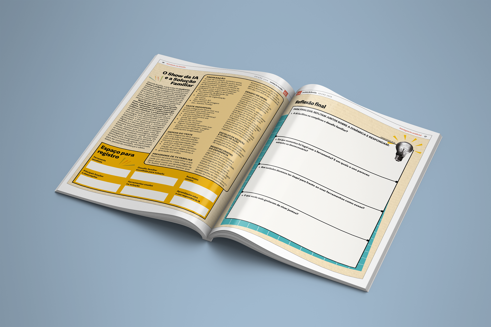 Revista da Família - Escola da Inteligência - 2026 - direitos reservados ArcoPlus, Escola da Inteligência, Arco Educação - Imagens Adobe Stock