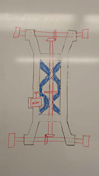The final result was a cross hatch design that significantly increased bending and torsion strength, along with increasing the accuracy of bonding the 3 parts together.