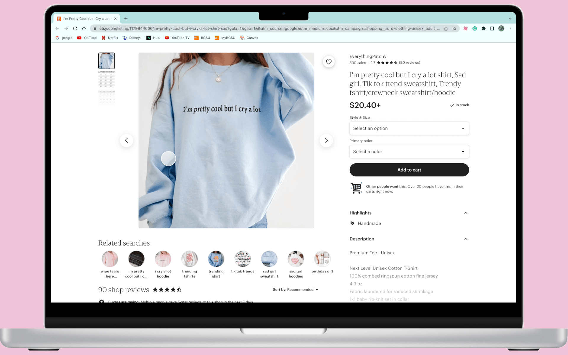True Friend: Your Shopping Companion - True Friend's "cutting-edge, web-scanning technology" lets you know when you're looking at a product online that is being stolen or copied from a small business/creator.