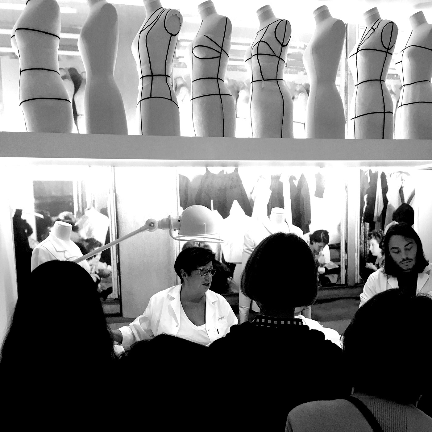 Dior backstage / Exhibition