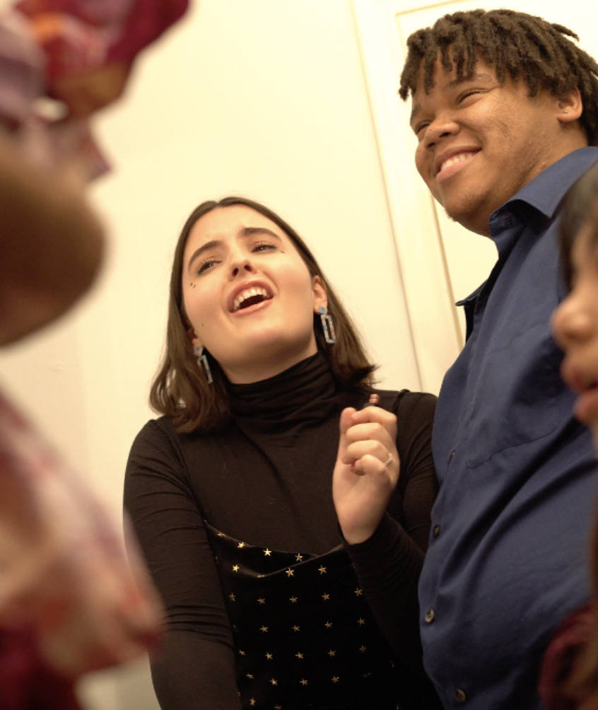 Performing as Ari in sitcom Woman In Training