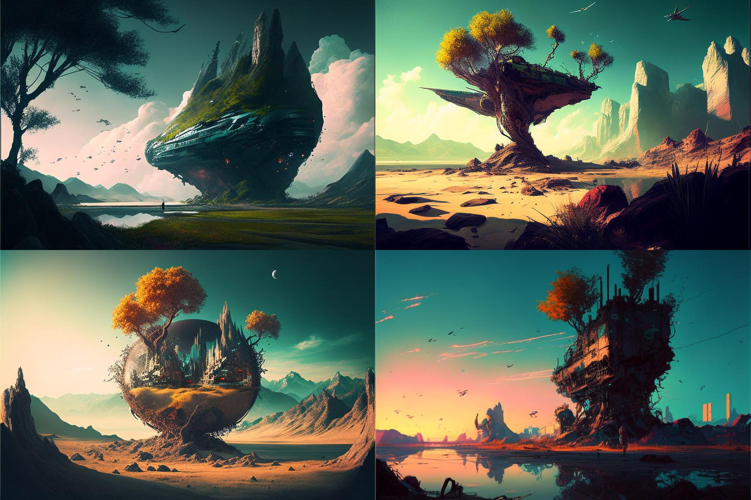 landscape, Digitalpunk