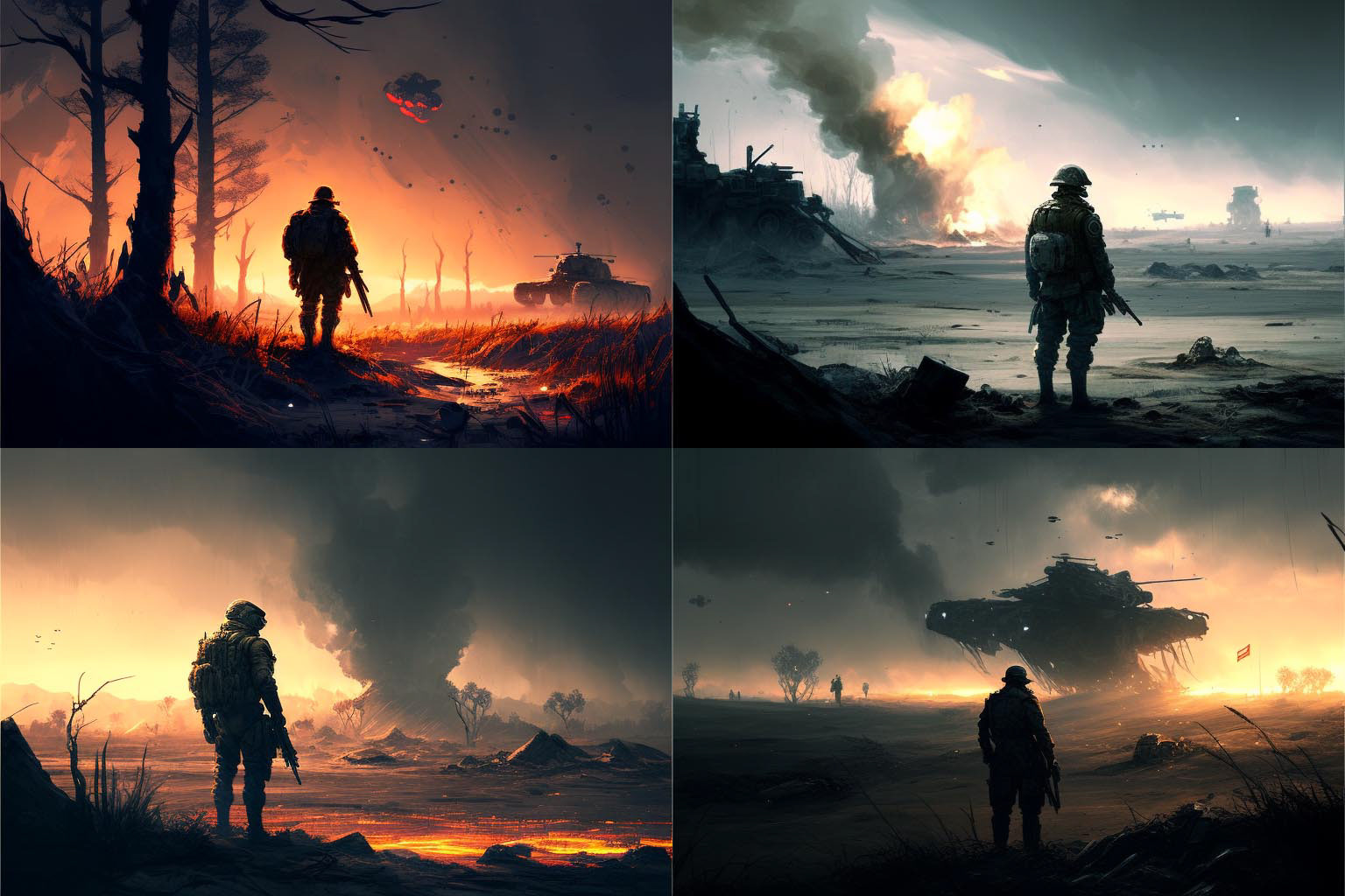 landscape, Battlefield Style