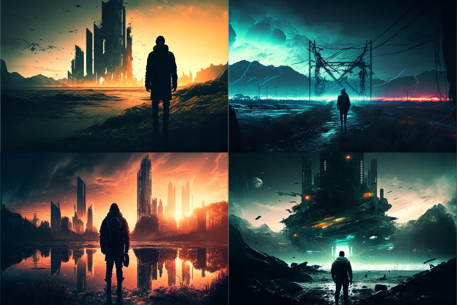 landscape, Techno thriller