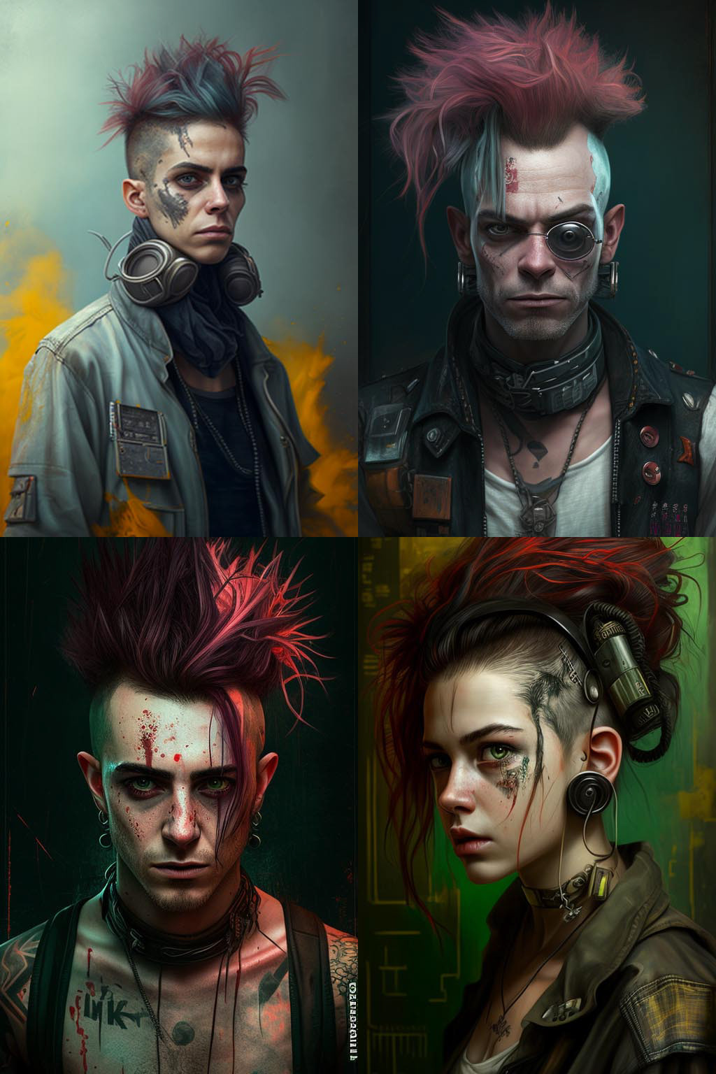 Portrait, Atompunk