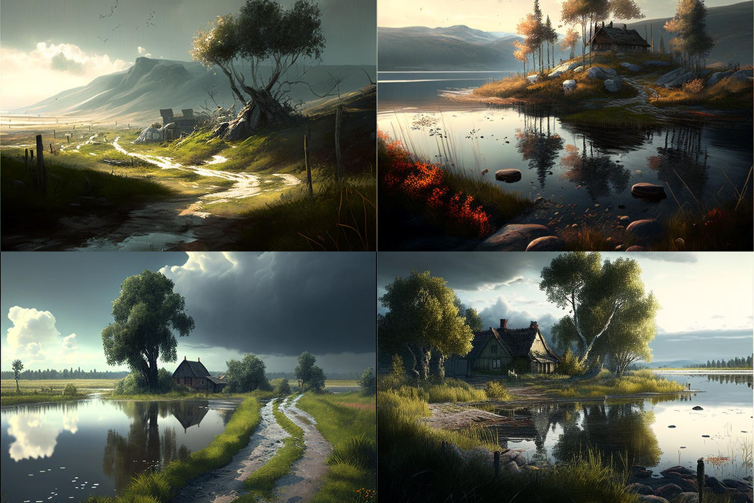 landscape, Povray
