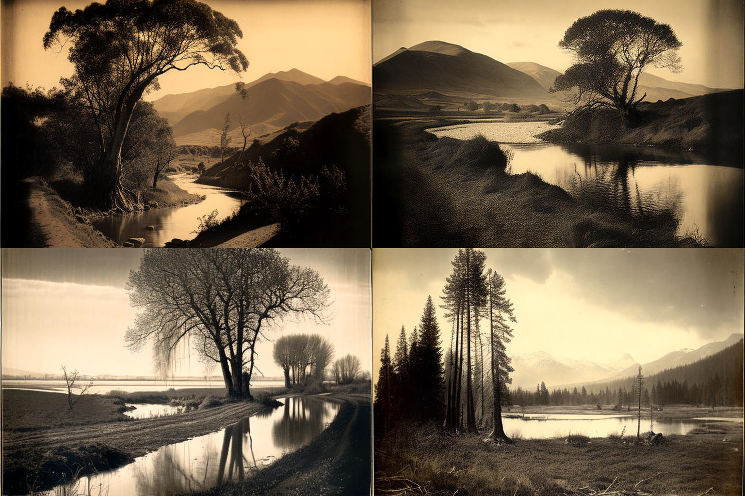 landscape, 1900s photography
