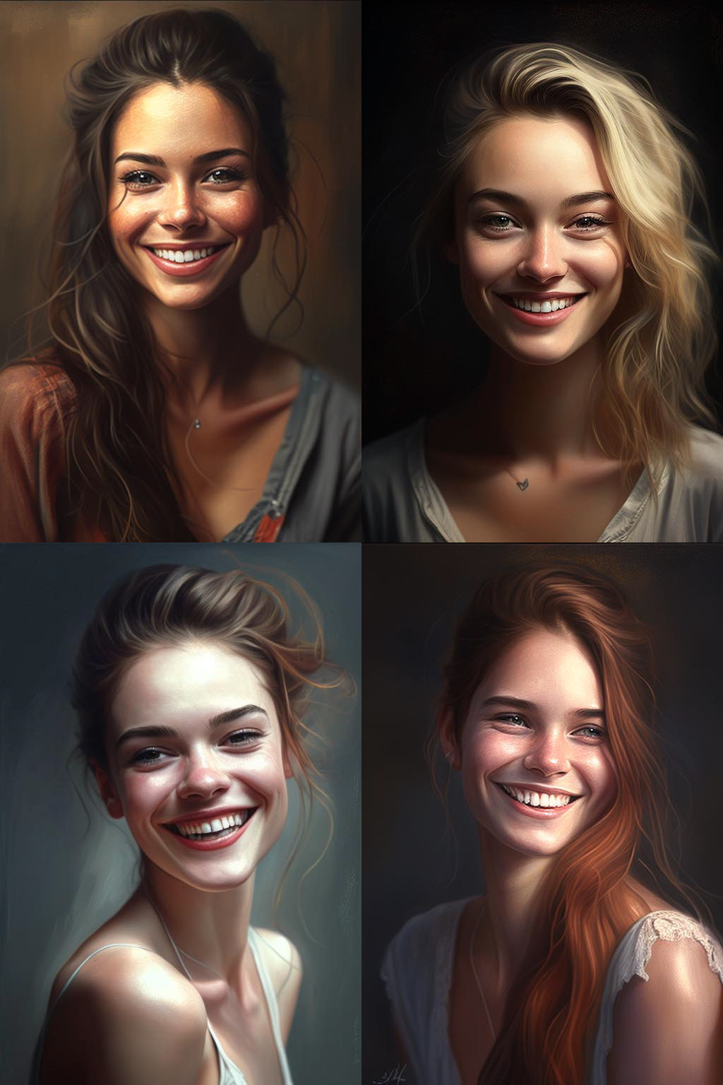 Portrait, Smiling pose