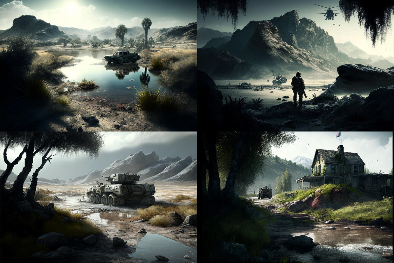 landscape, Call of Duty Style