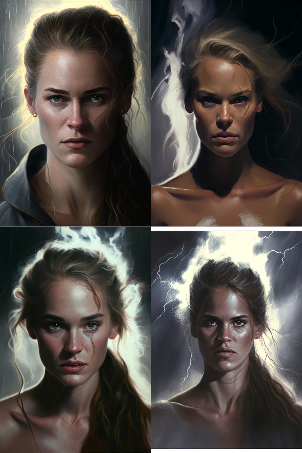 portrait, thunderstorm