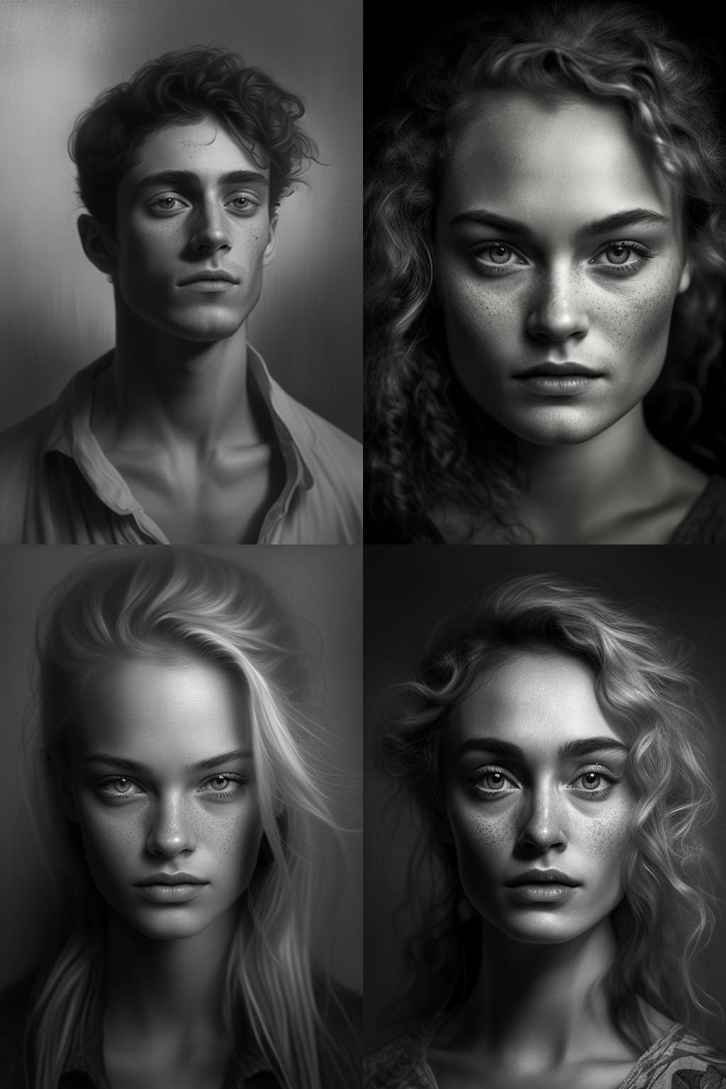 Portrait, Desaturated