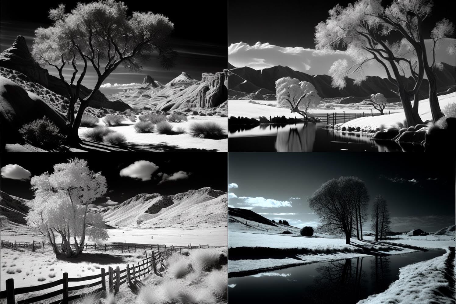 Landscape, negative film