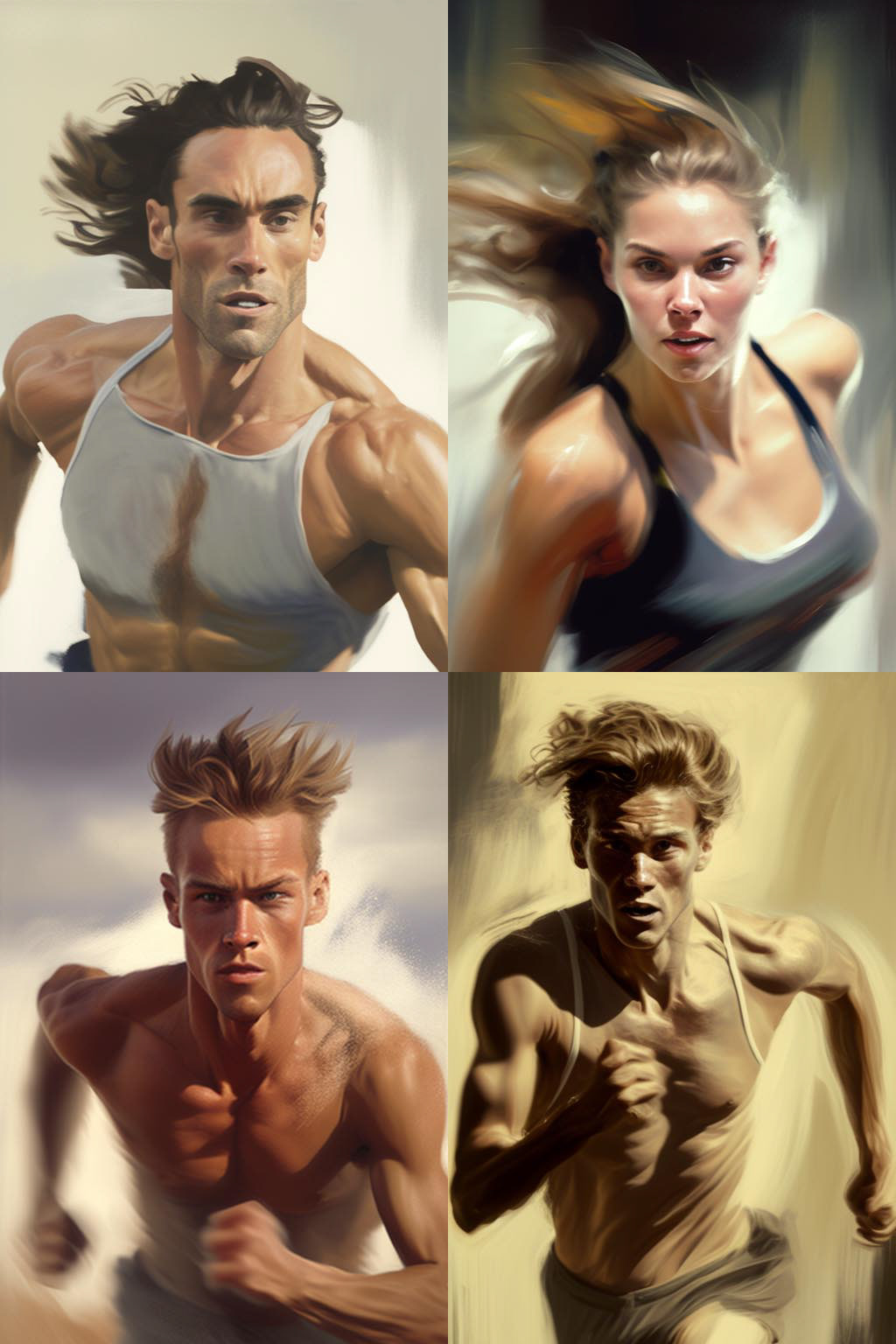 Portrait, Running